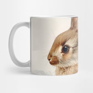 Tiny Bunny Forest Winter Cute Mug